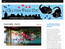 Tablet Screenshot of glutenfreecat.com